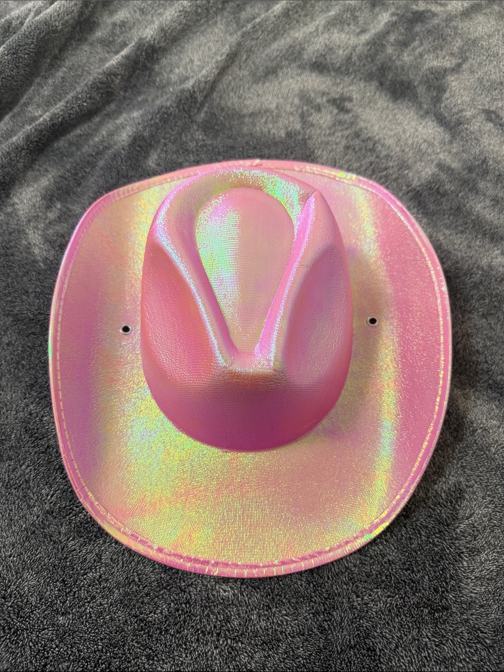 Holographic Pink Cowboy Hat